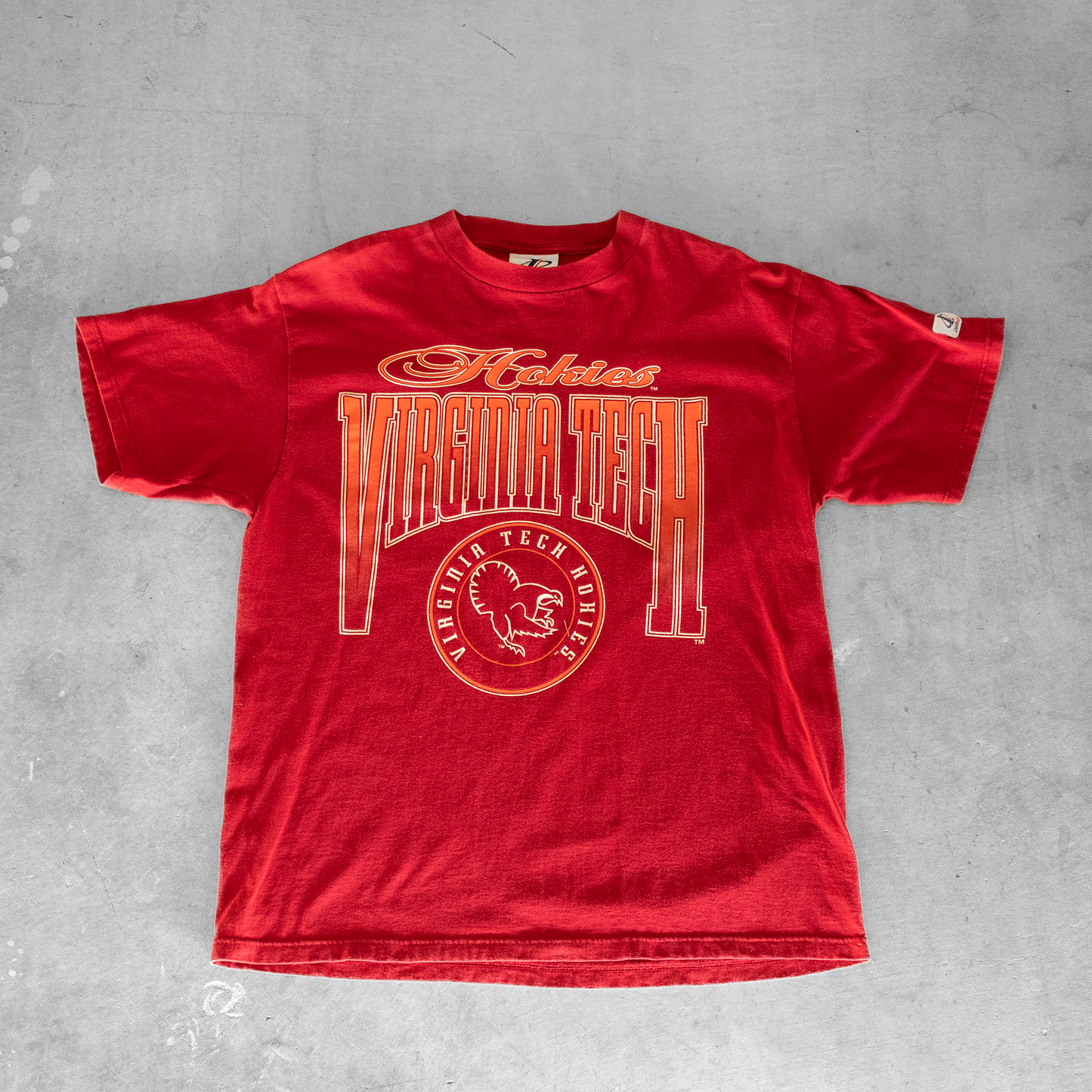 Vintage Virginia Tech Hokies Football Graphic T-Shirt (L)