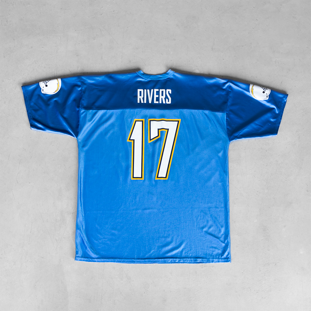 Vintage NFL San Diego Chargers Philip Rivers #17 Football Jersey (XXL)