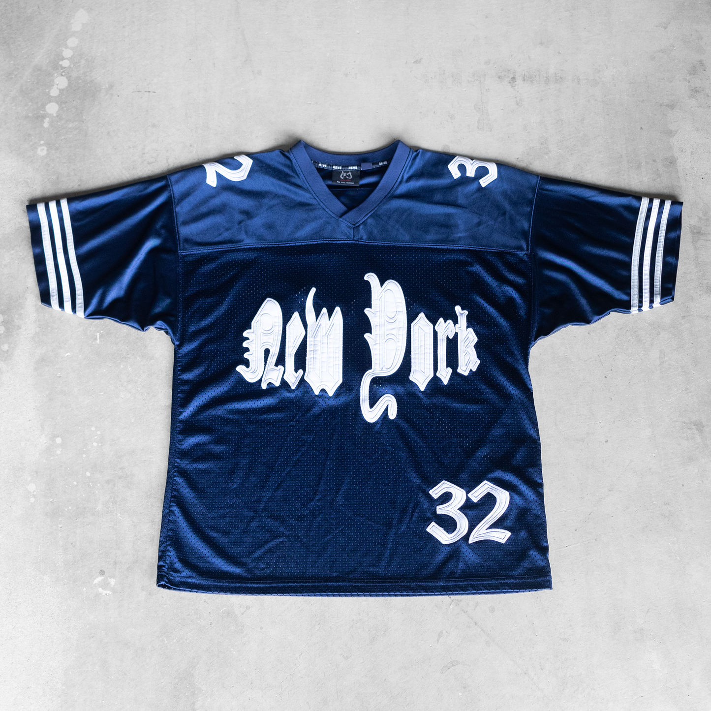 Vintage New York #32 Reve Jeans Rare Football Jersey (L)