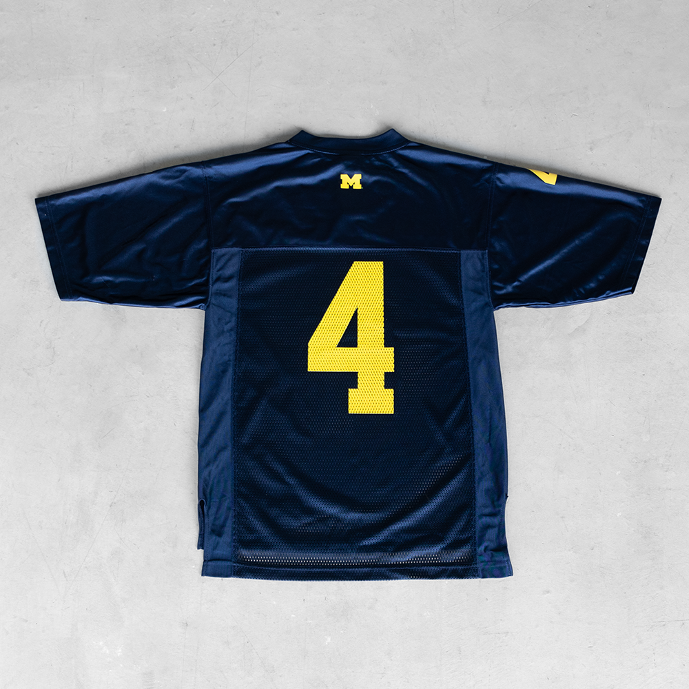 Vintage Adidas Michigan Wolverines #4 Football Jersey
