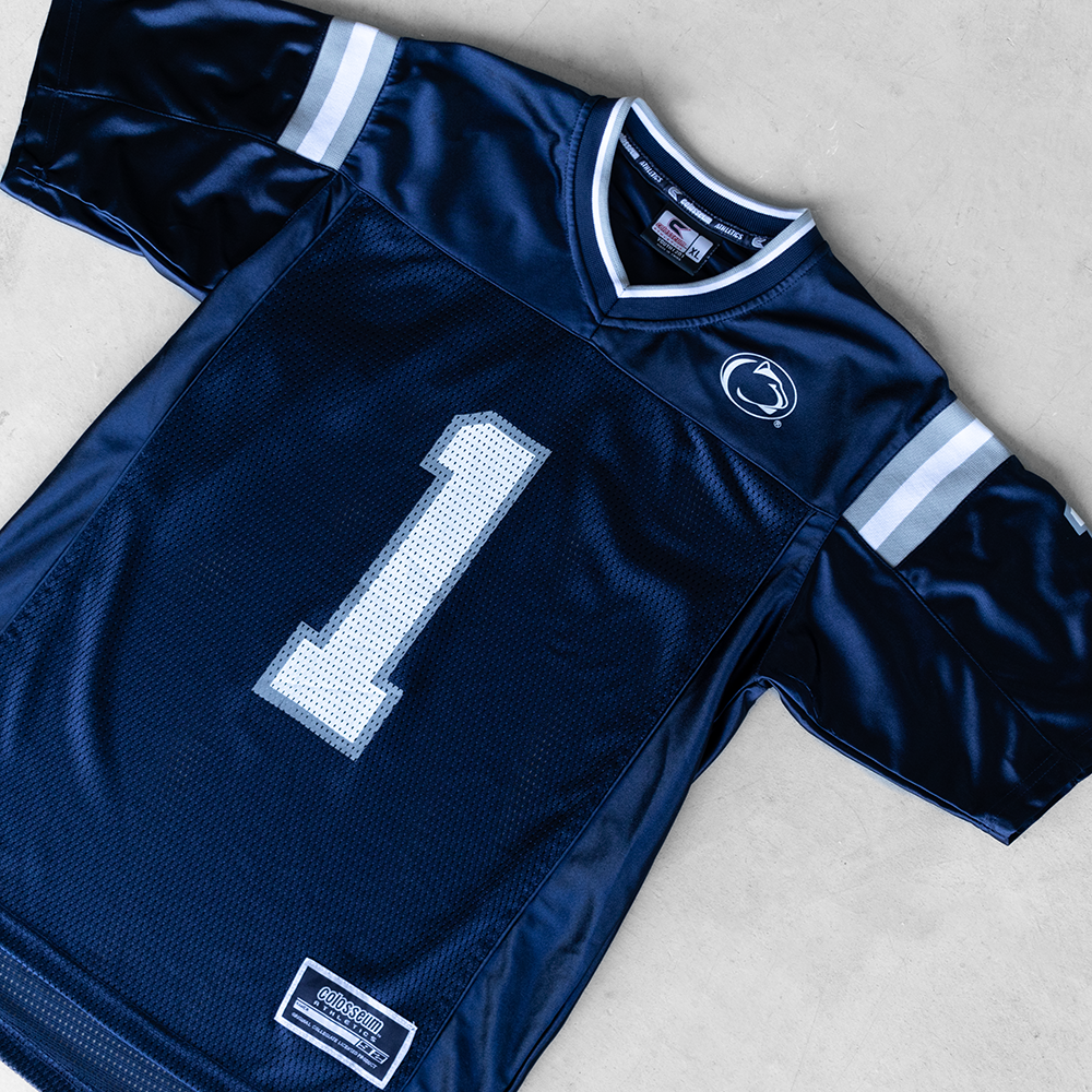 Vintage Penn State Nittany Lions #1 Youth Football Jersey (XL)