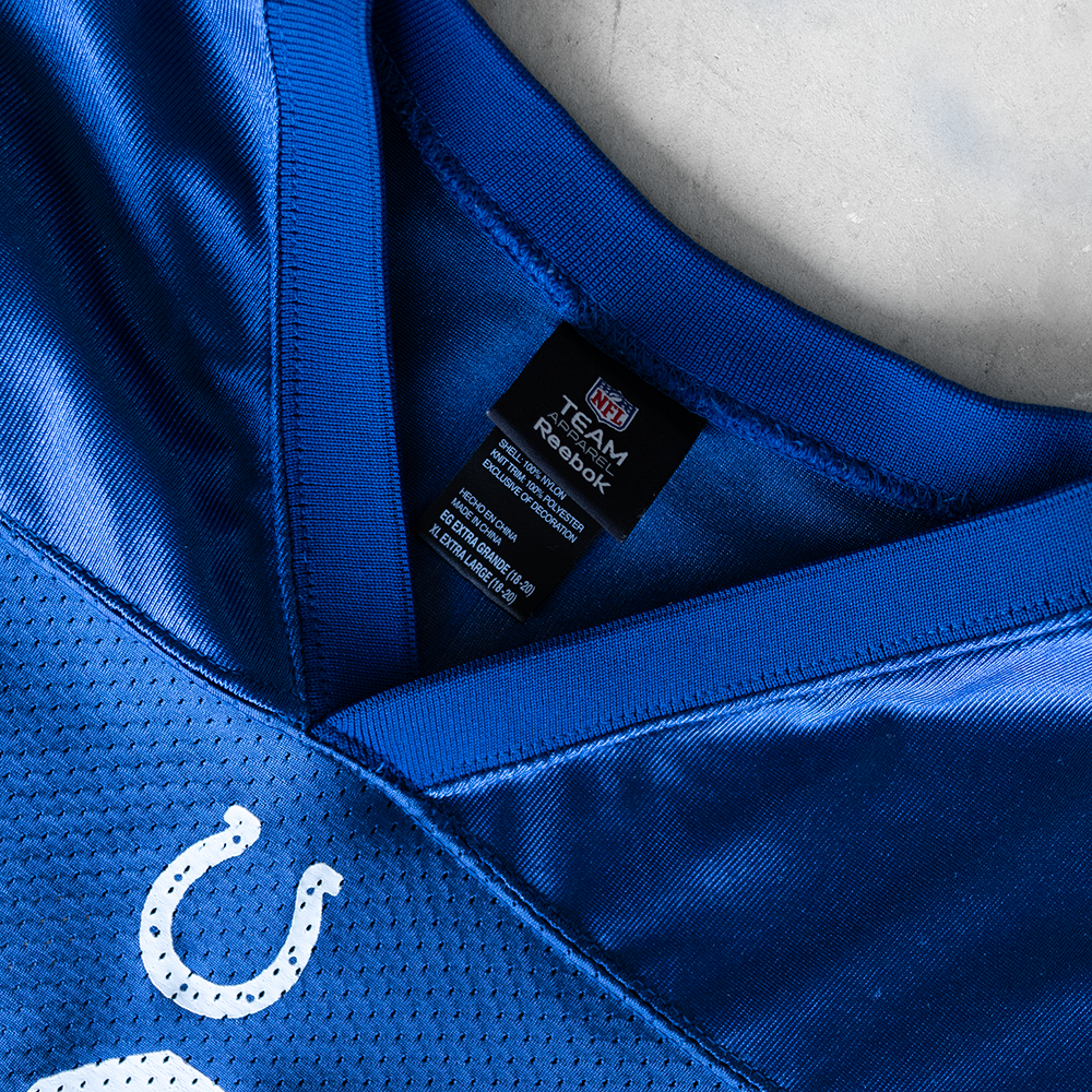 Vintage NFL Indianapolis Colts Peyton Manning #18 Blue Youth Football Jersey