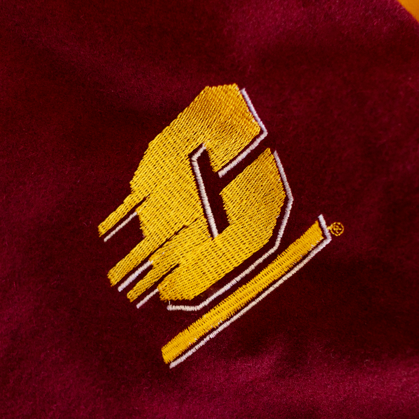 Vintage Central Michigan University Faux Leather Jacket (M)