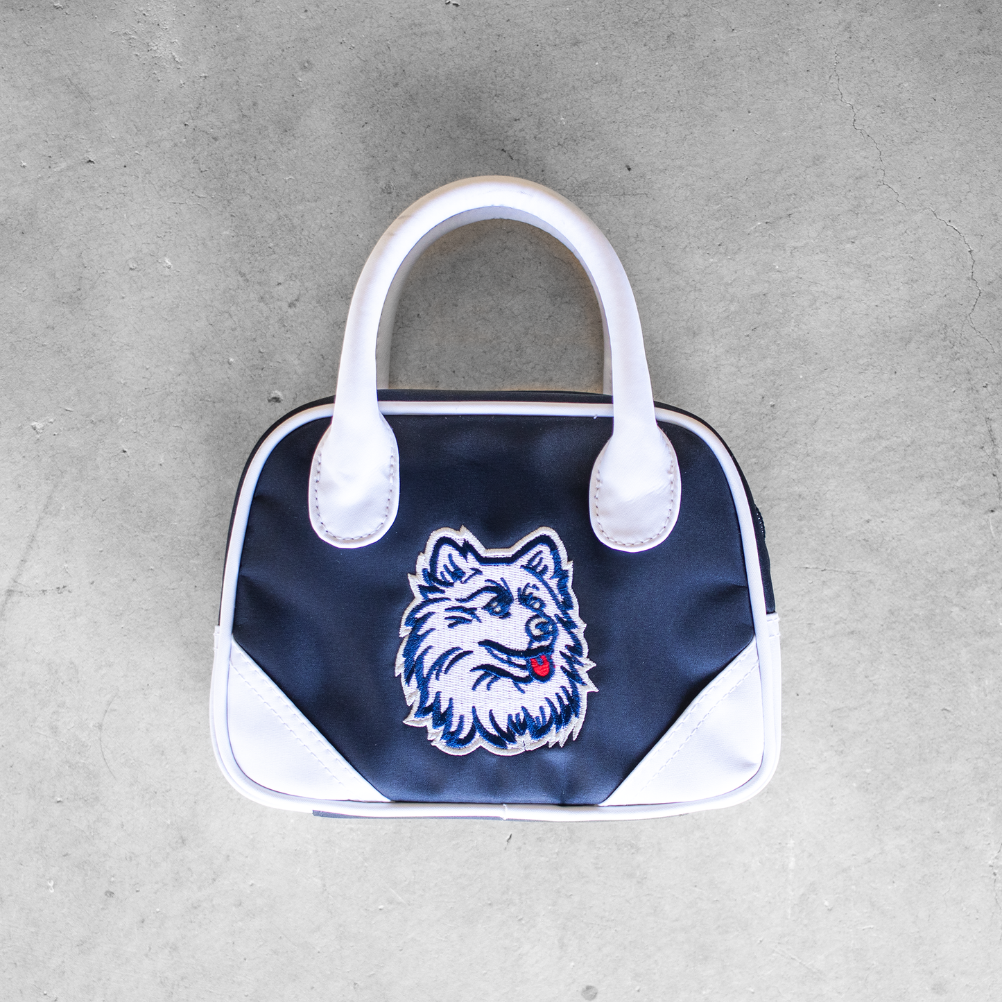 NCAA Connecticut Huskies Mini Bowler Hand Bag