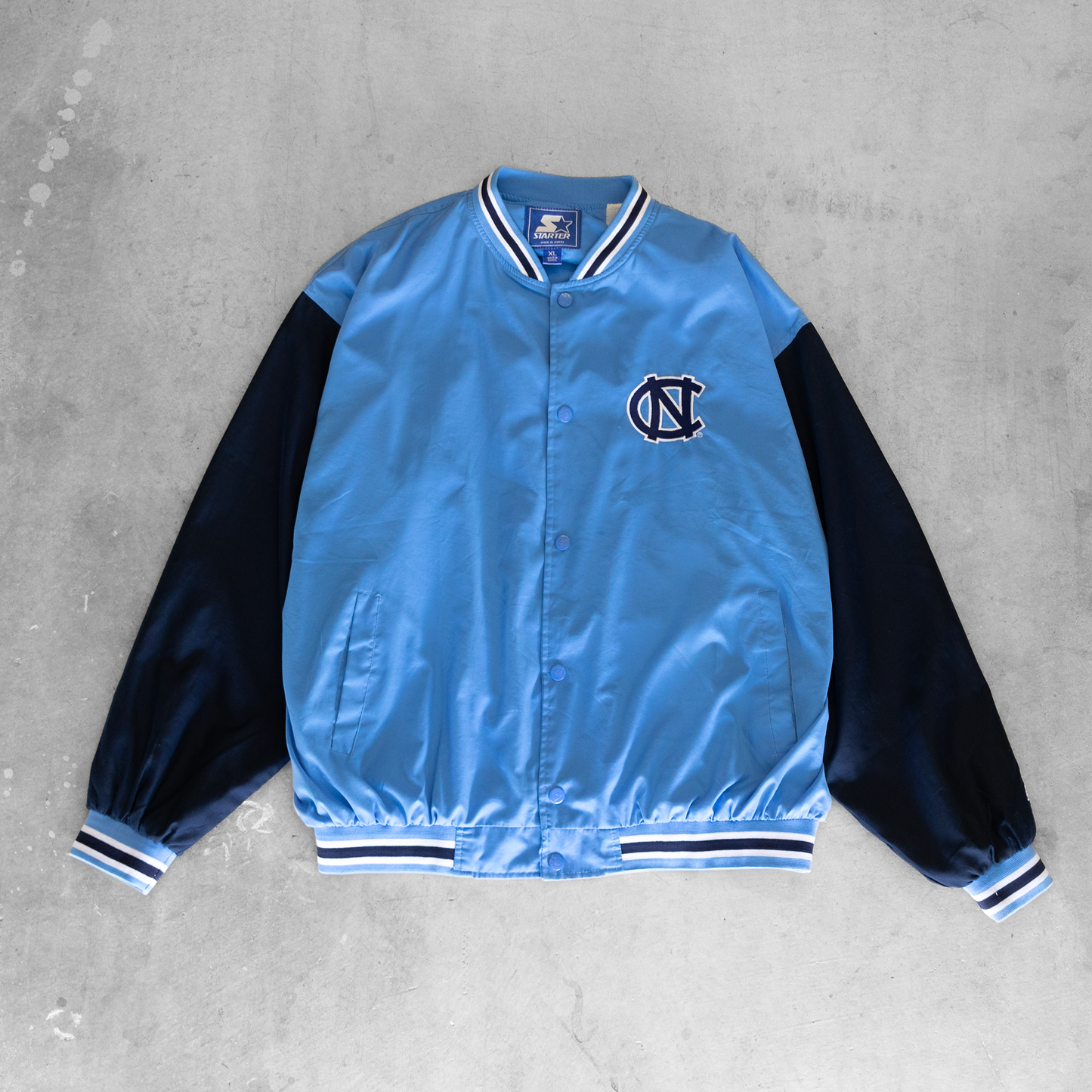 Vintage University Of North Carolina Bomber Jacket (XL)