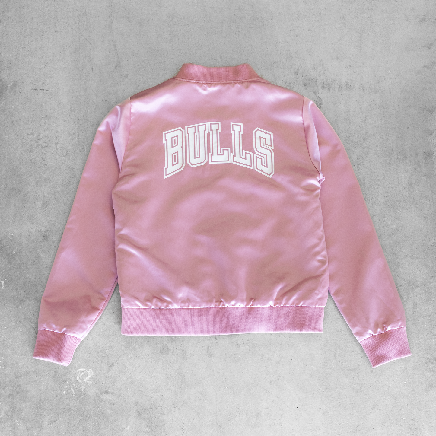 NBA Chicago Bulls Silk Bomber Womens Jacket (L)