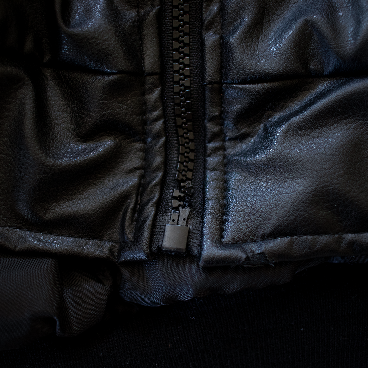 Vintage Sparky’s Garage Bar & Grill Faux Leather Jacket (XL)