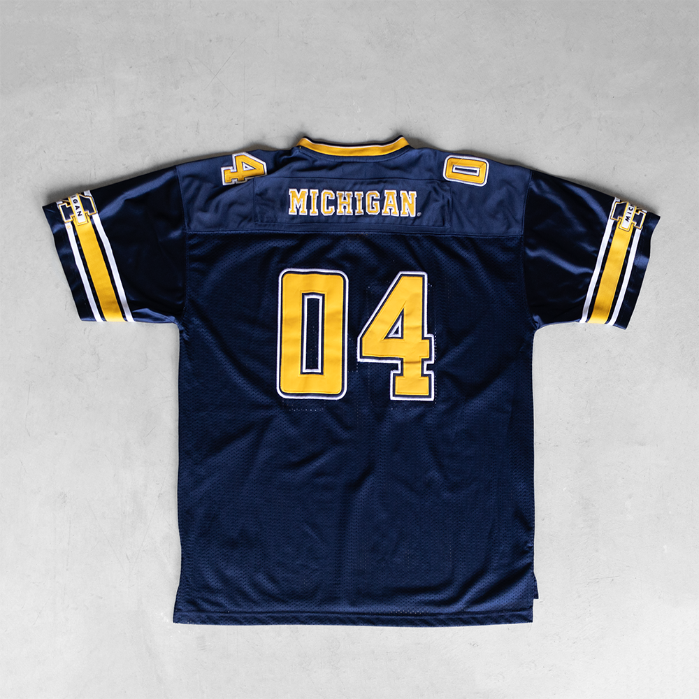 Vintage Michigan Wolverines #04 Football Jersey (XXL)