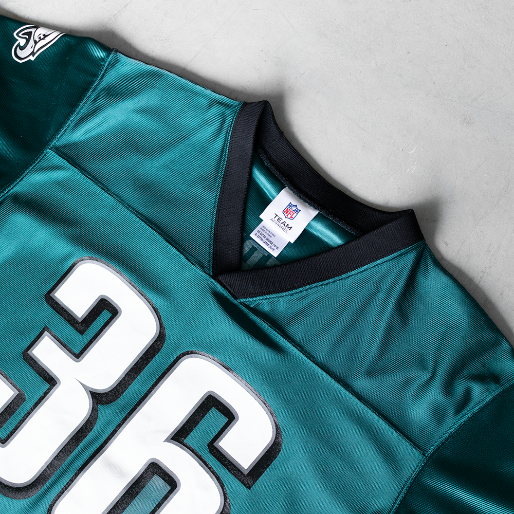 Vintage NFL Philadelphia Eagles Brian Westbrook #36 Green Youth Football Jersey (XL)