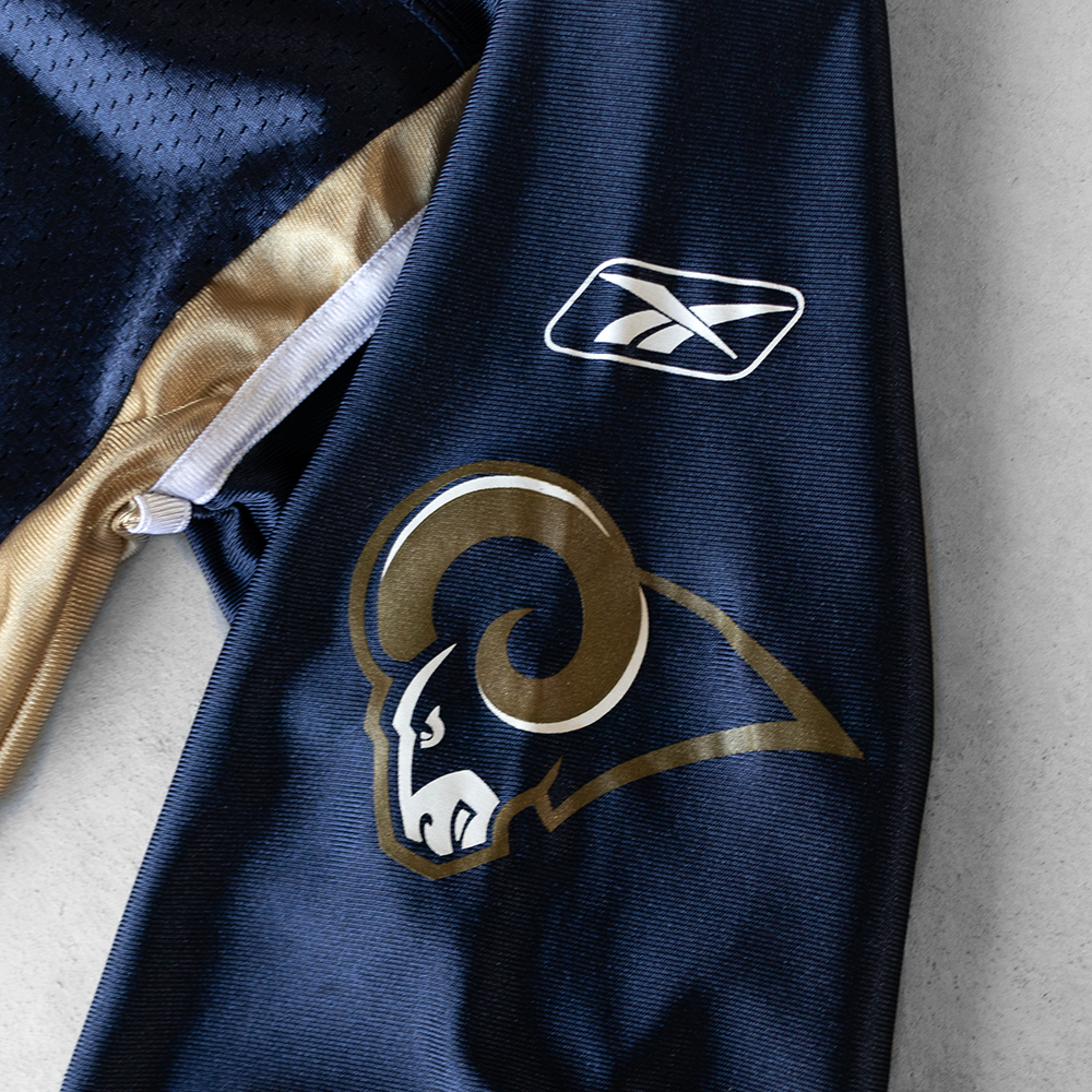 Vintage NFL St. Louis Rams Damione Lewis #92 Football Jersey (M)