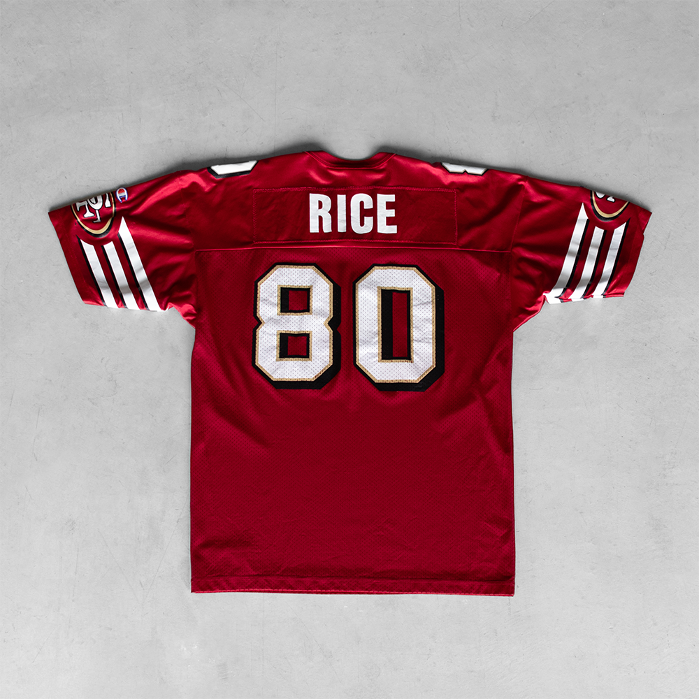 Vintage NFL San Francisco 49ers #80 Jerry Rice Football Jersey (M)