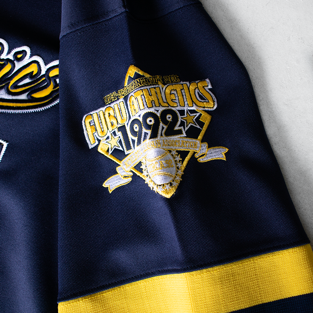 Vintage Fubu Athletics #5 Baseball Style Jersey (M)
