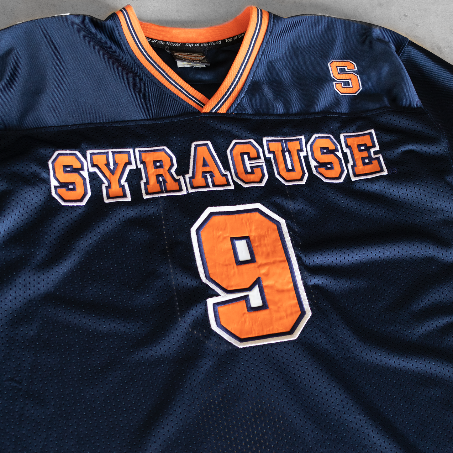 Vintage Syracuse University Orangemen #9 Football Jersey (L)