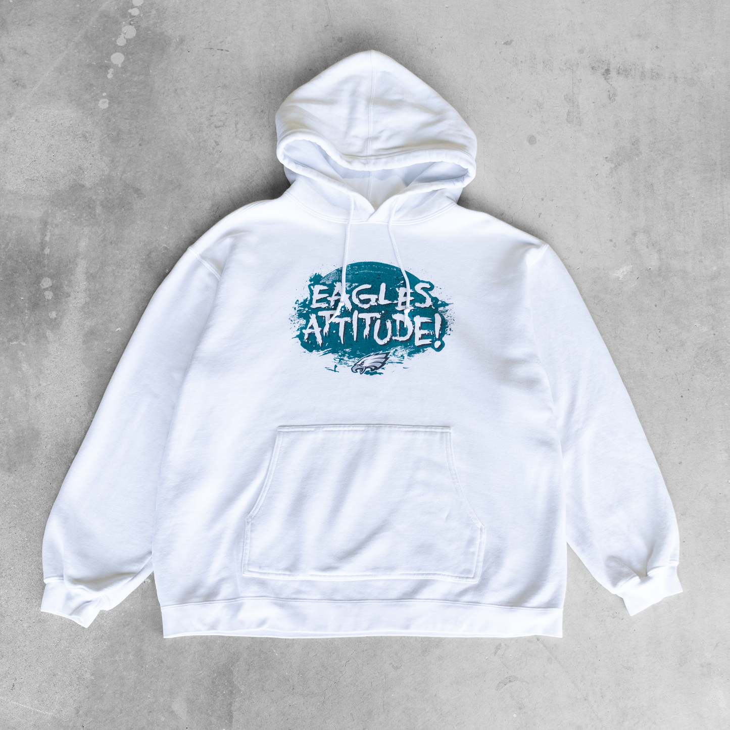 Vintage NFL Philadelphia Eagles Logo Graphic Hoodie (L)