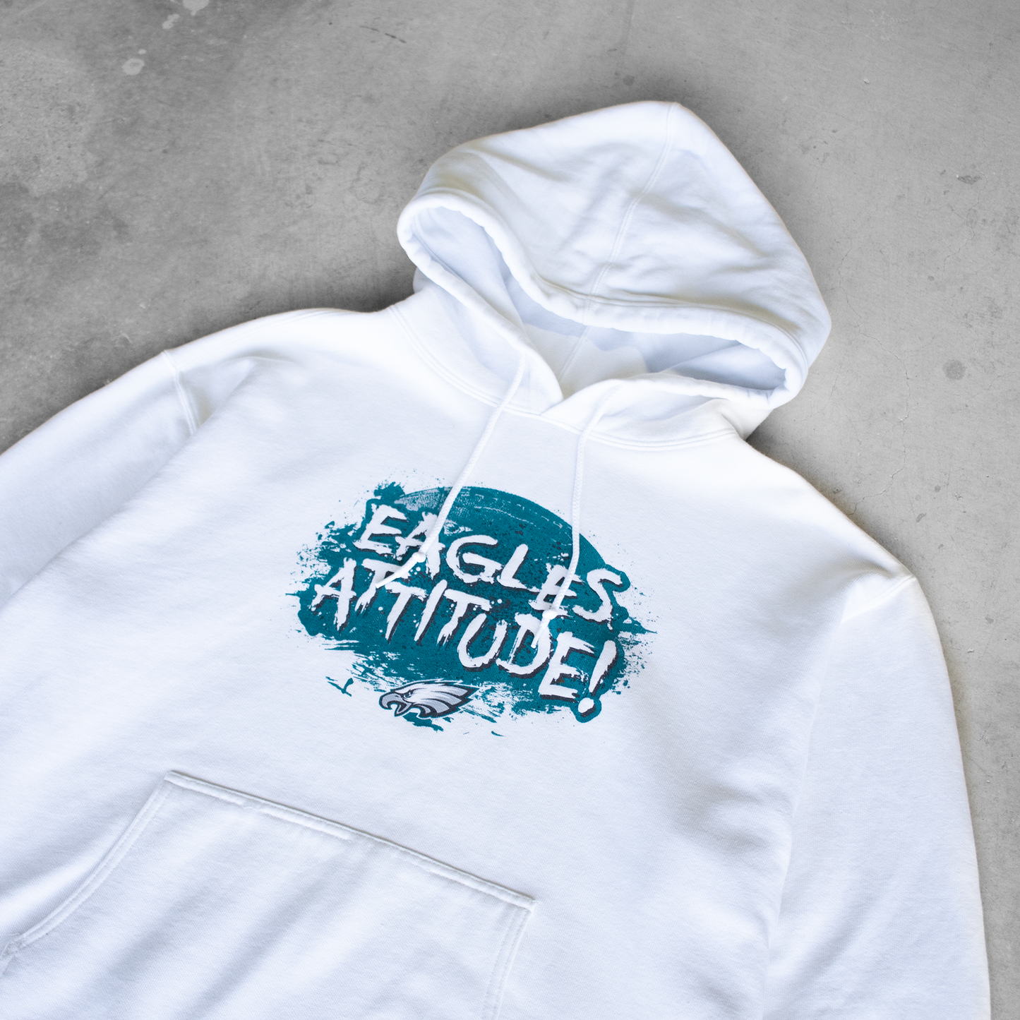 Vintage NFL Philadelphia Eagles Logo Graphic Hoodie (L)