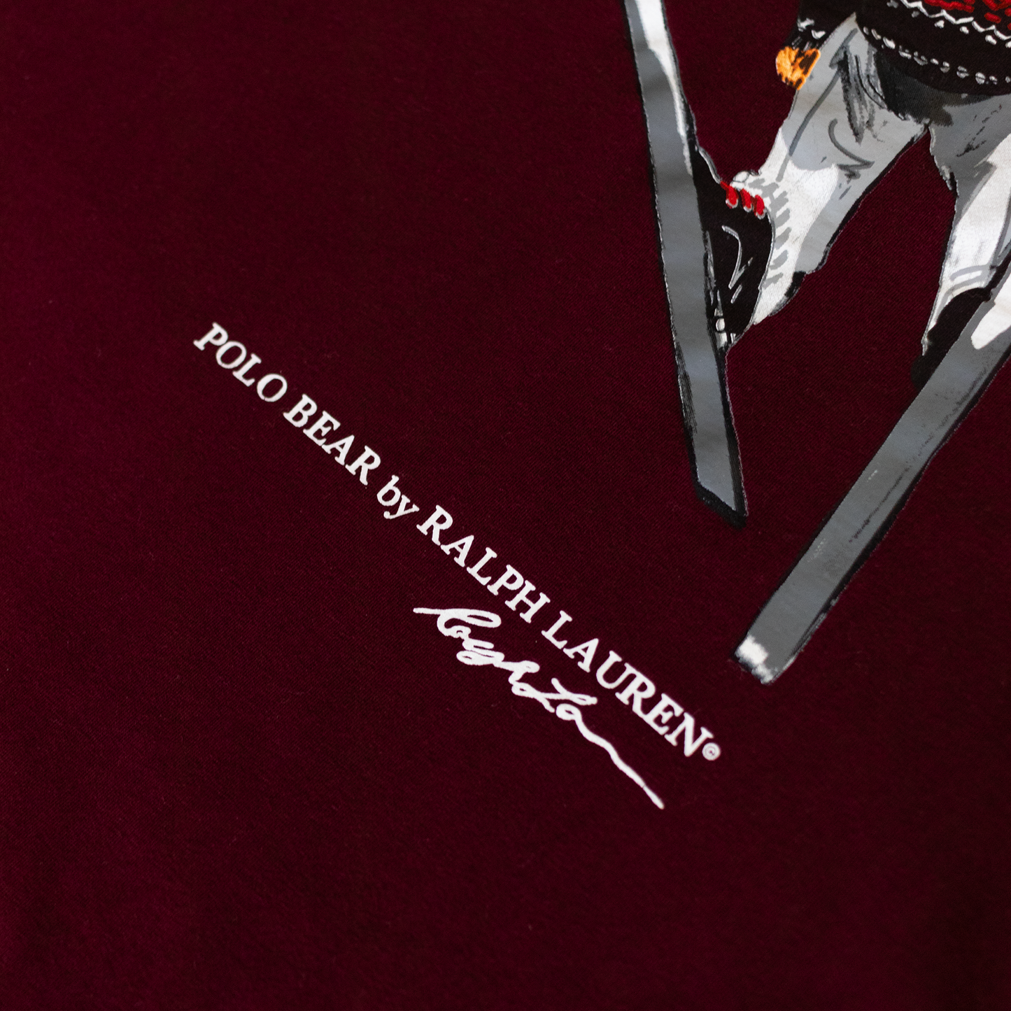 Polo Bear by Ralph Lauren Skiing Bear Graphic T-Shirt (XXL)