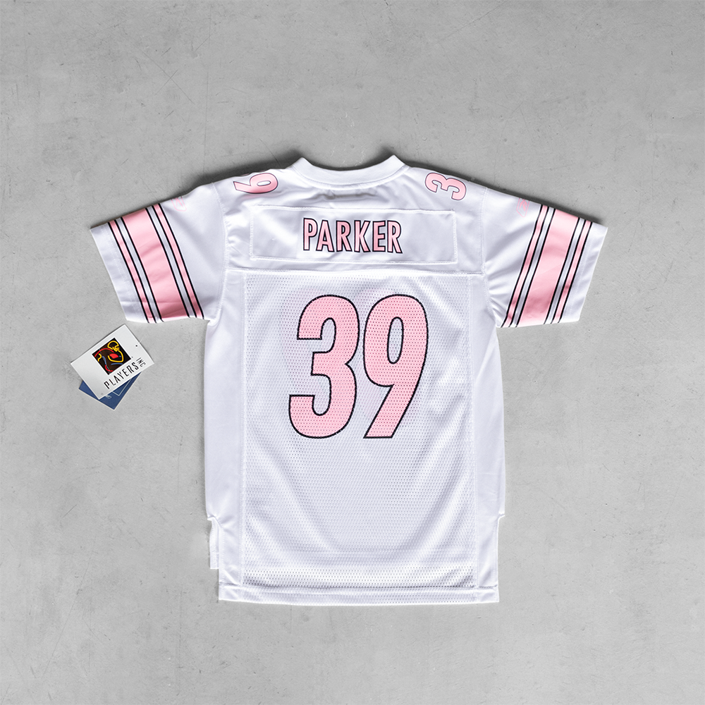 Vintage NFL Pittsburg Steelers Willie Parker #39 Pink Youth Football Jersey (L)
