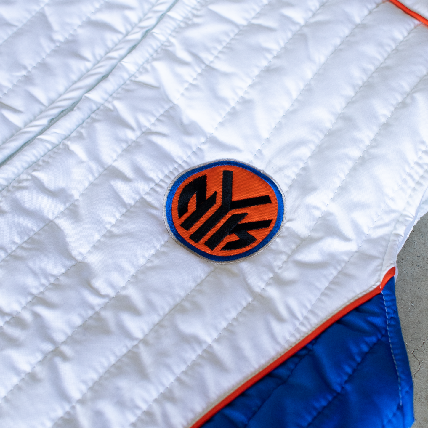 Vintage NBA New York Knicks Women's Puffer Vest Jacket (S)