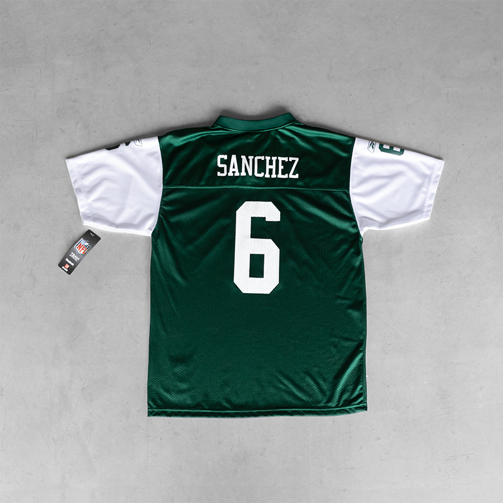 Vintage NFL New York Jets Mark Sanchez #6 Youth Football Jersey