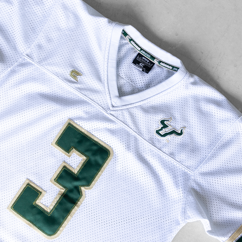 Vintage USF Bulls #3 Youth Football Jersey (L)
