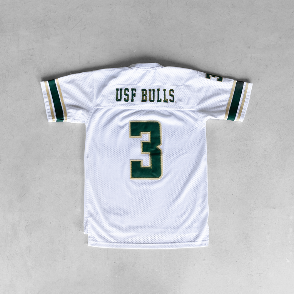 Vintage USF Bulls #3 Youth Football Jersey (L)