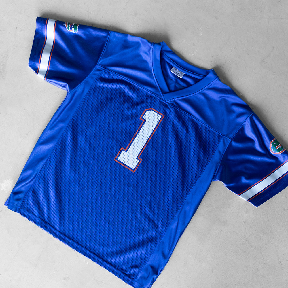 Vintage University Of Florida Gators #1 Youth Football Jersey (XL)