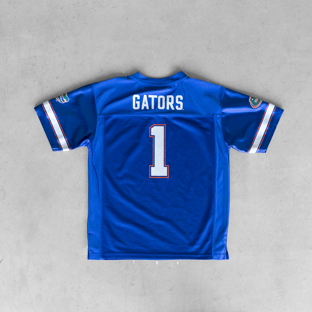 Vintage University Of Florida Gators #1 Youth Football Jersey (XL)