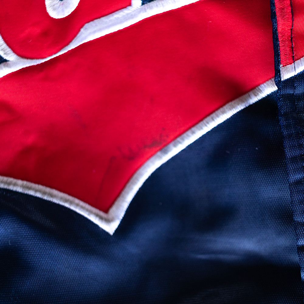 Vintage University Of Arizona Wildcats Silk Bomber Puffer Jacket (L)