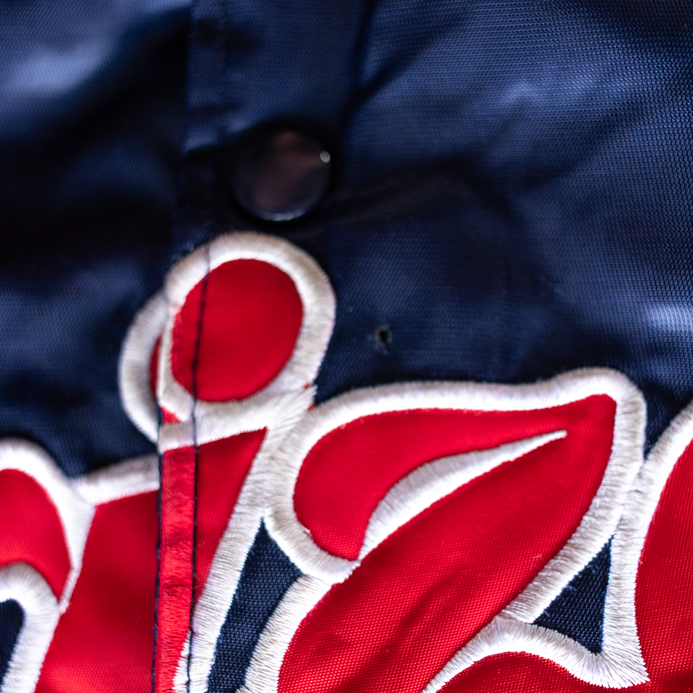 Vintage University Of Arizona Wildcats Silk Bomber Puffer Jacket (L)