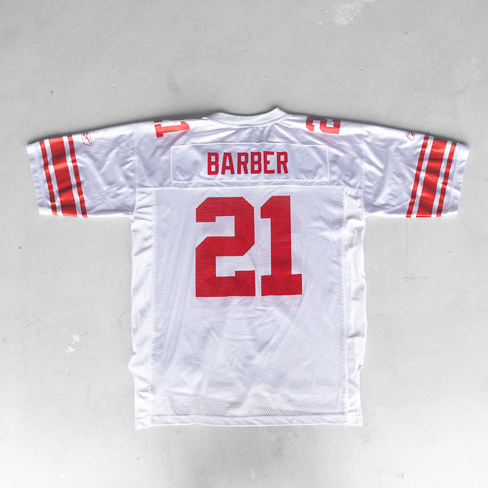 Vintage NFL New York Giants #21 Tiki Barber Reebok Football Jersey (L)