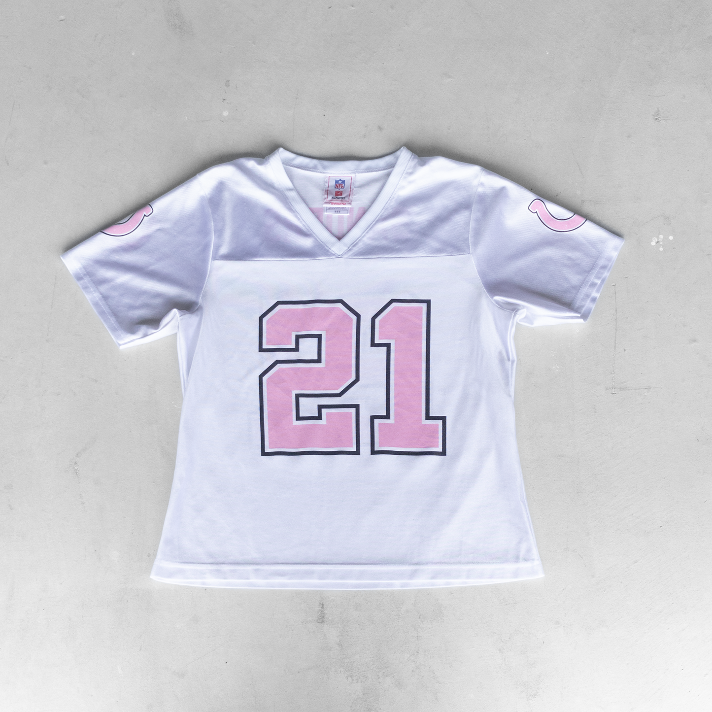 Vintage NFL Indianapolis Colts #21 Bob Saunders Women's Football Jersey (M)