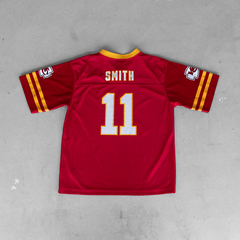 Vintage NFL Kansas City Chiefs Alex Smith #11 Youth Football Jersey (XXL)