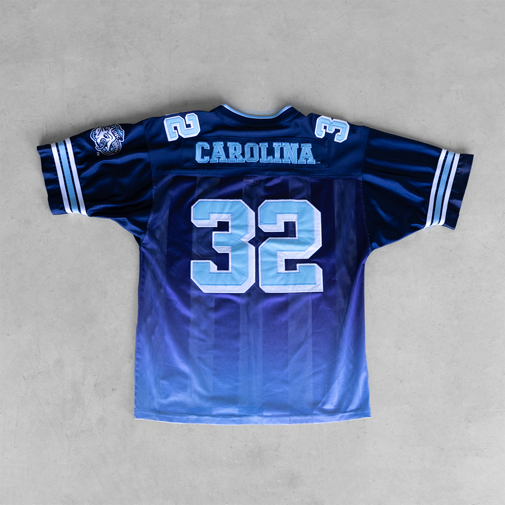 Vintage Tar Heels UNC #32 Ombre Football Jersey (M)