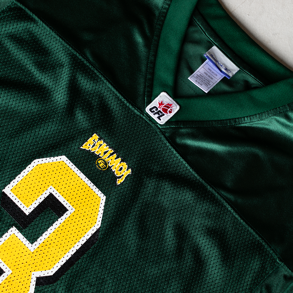 Vintage CFL Edmonton Eskimos Terry Vaughn #3 Football Jersey (M)