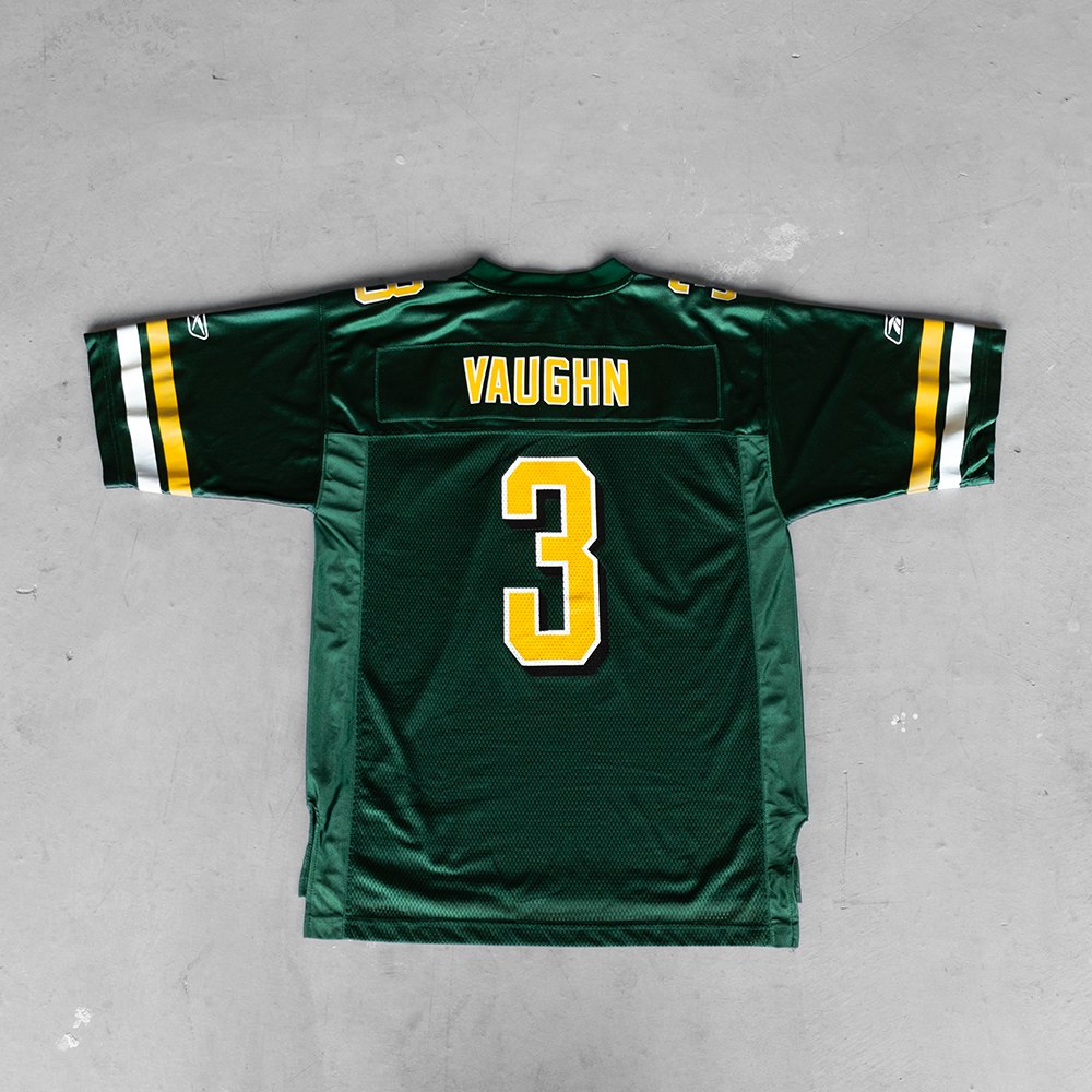 Vintage CFL Edmonton Eskimos Terry Vaughn #3 Football Jersey (M)
