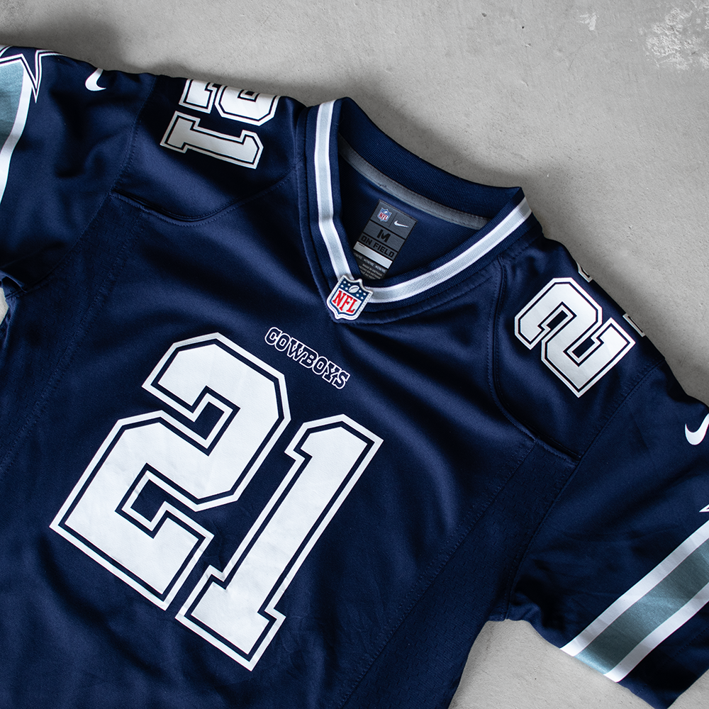 NFL Dallas Cowboys Ezekiel Elliott #21 Youth Football Jersey (M)