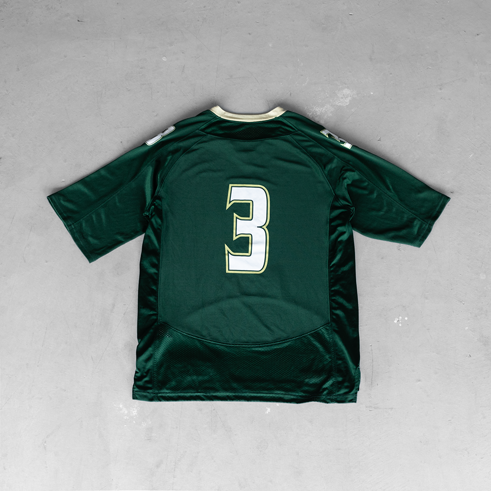 University of South Florida Bulls #3 Football Player's Jersey
