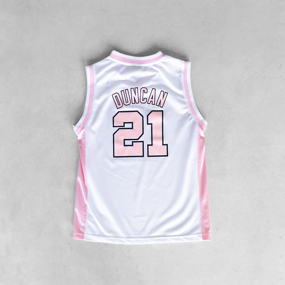 Vintage NBA San Antonio Spurs #21 Youth Basketball Jersey (L)