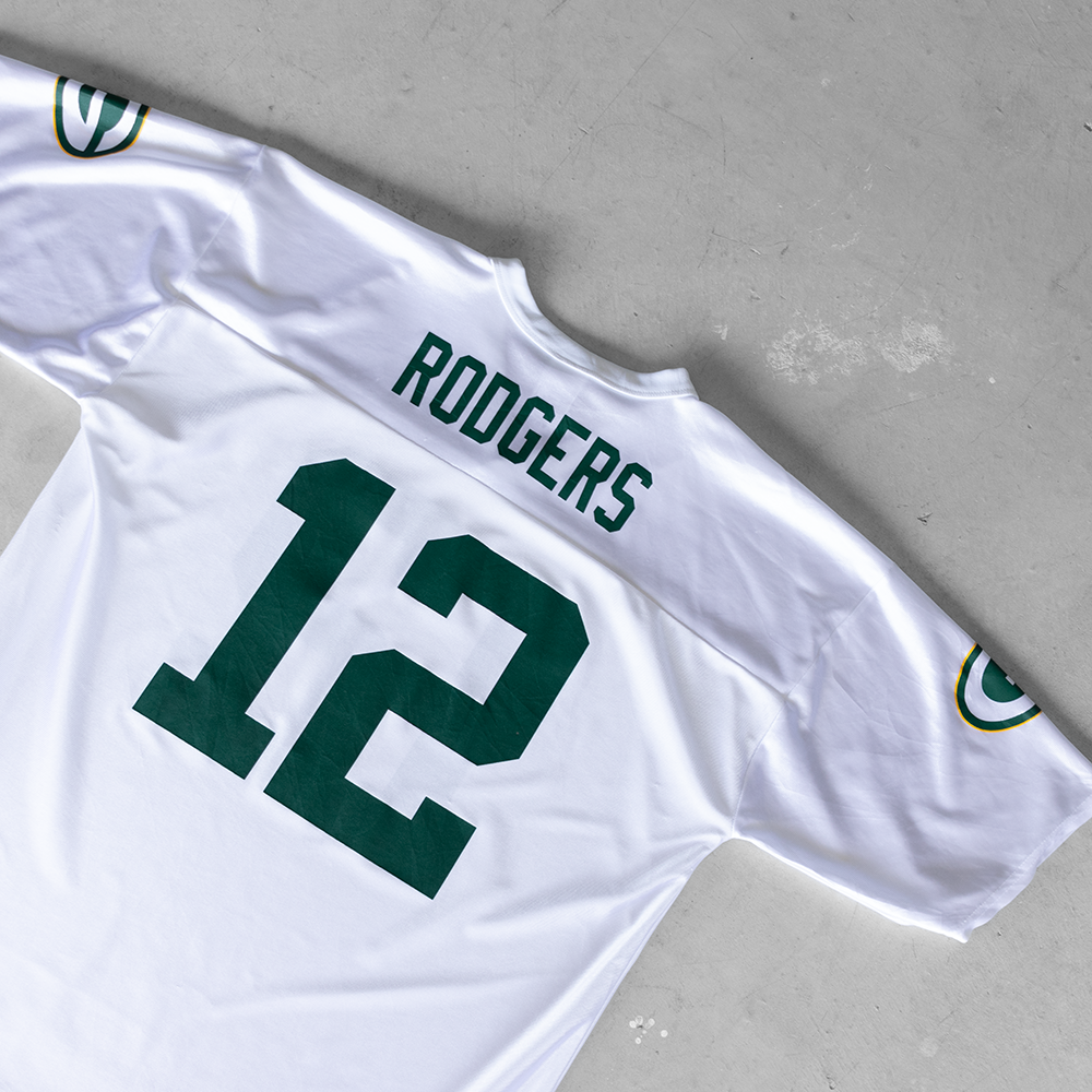 Vintage NFL Green Bay Packers Aaron Rodgers #12 Football Jersey (XL)