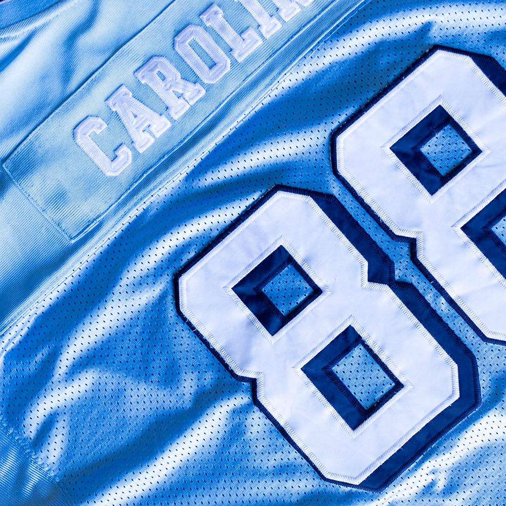 Vintage University Of North Carolina #88 Blue Football Jersey