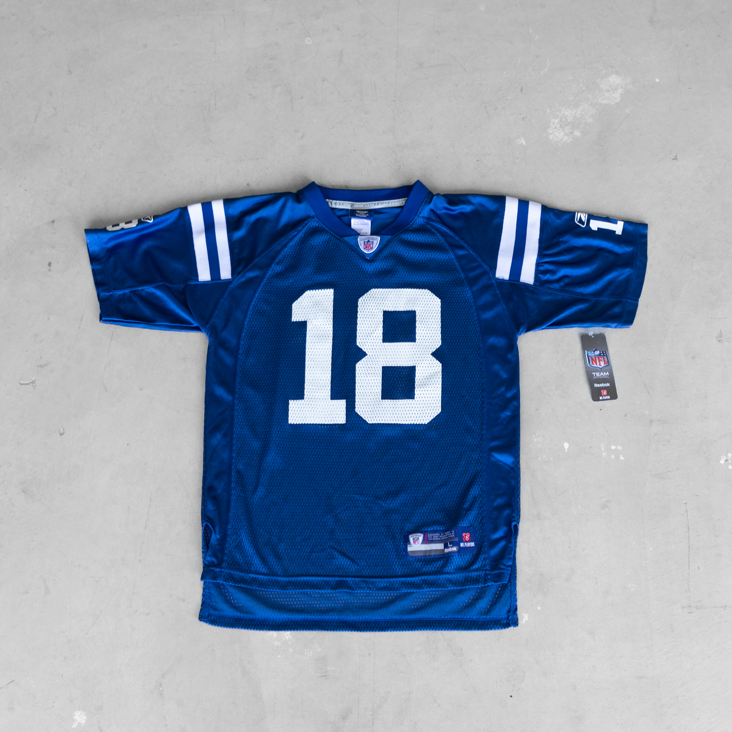 Vintage NFL Indianapolis Colts Peyton Manning #18 Youth Football Jersey (L)