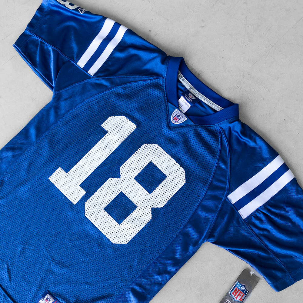 Vintage NFL Indianapolis Colts Peyton Manning #18 Youth Football Jersey (L)