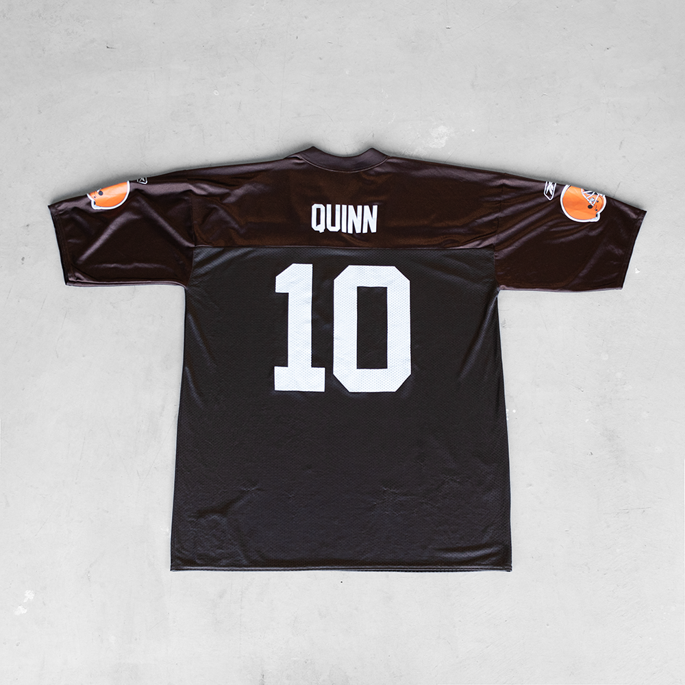 Vintage NFL Cleveland Browns Brady Quinn #10 Football Jersey (XL)