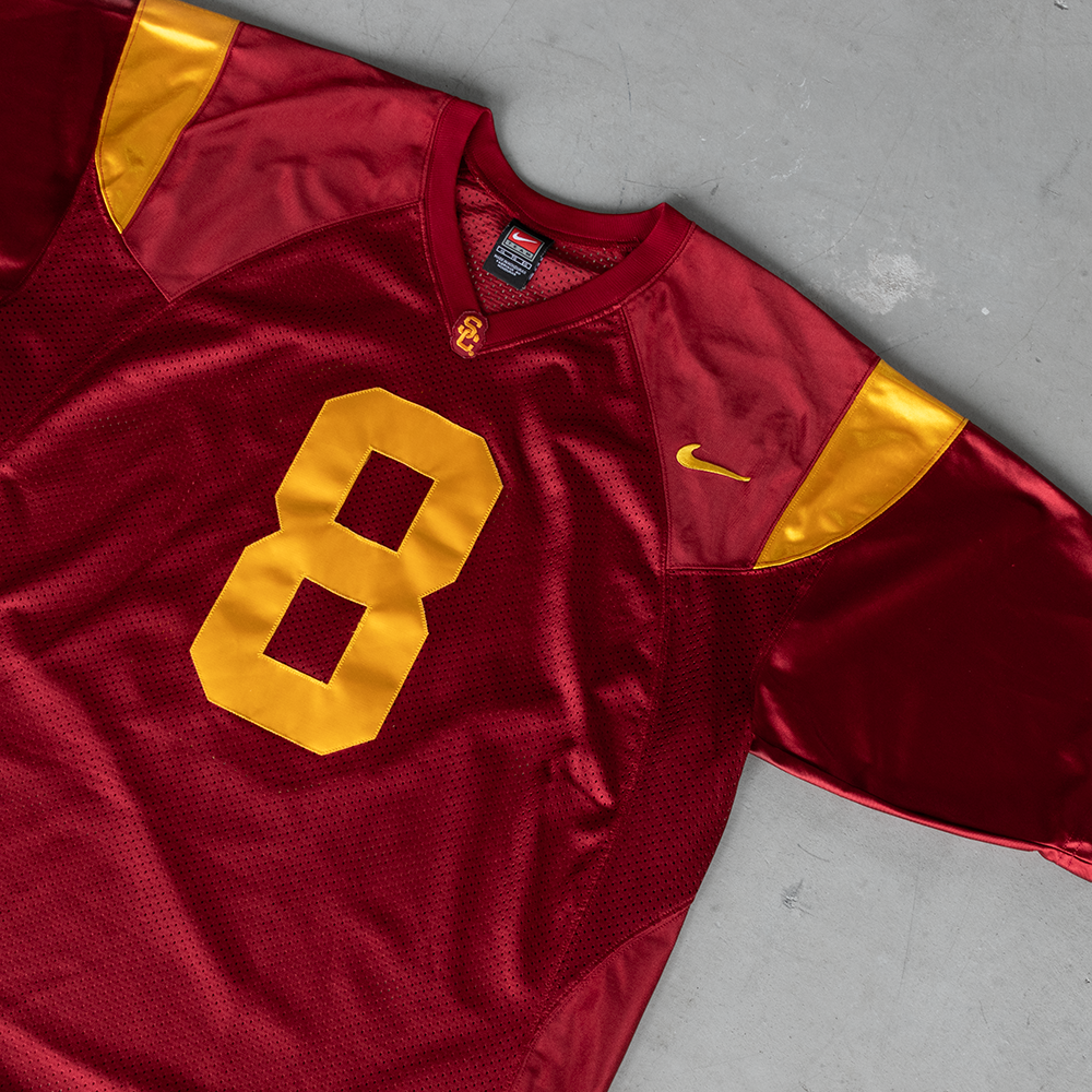 Vintage Nike USC Trojans #8 Football Jersey (XL)