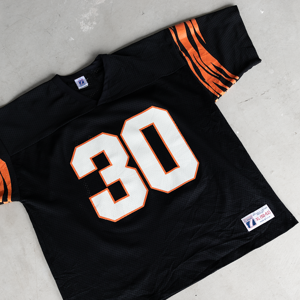 Vintage Logo 7 Tigers #30 Football Jersey (XL)
