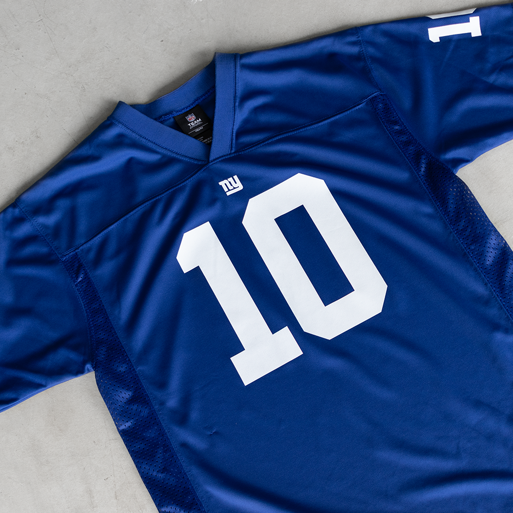 Vintage NFL New York Giants Eli Manning #10 Youth Football Jersey (XL)