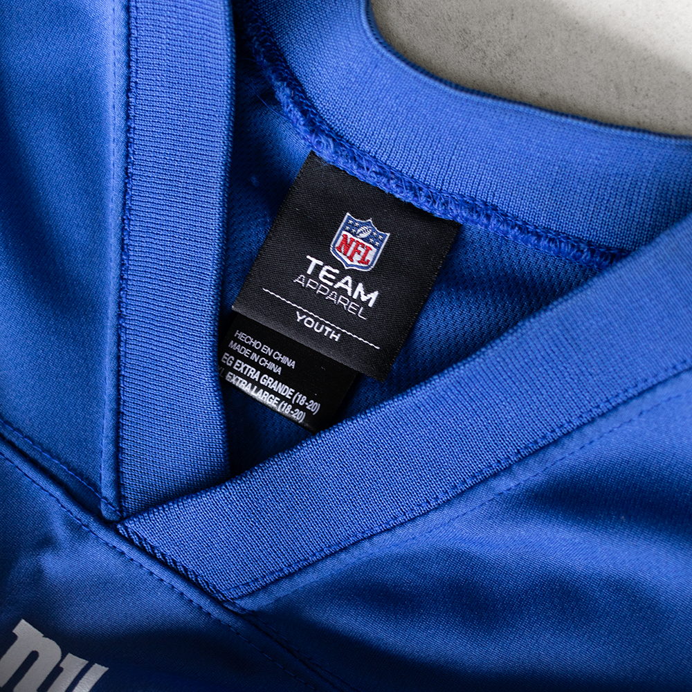 Vintage NFL New York Giants Eli Manning #10 Youth Football Jersey (XL)