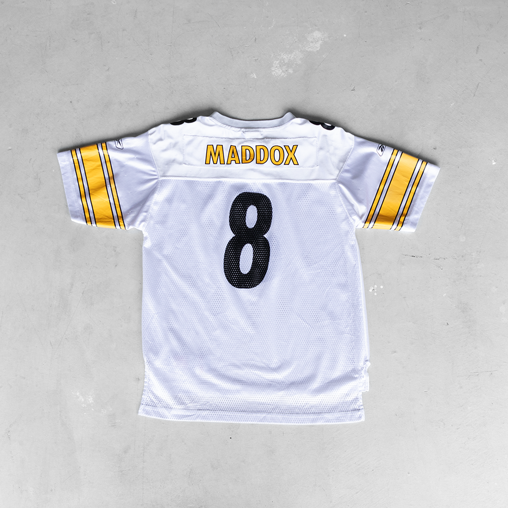Vintage NFL Pittsburg Steelers Tommy Maddox #8 Youth Football Jersey (XL)