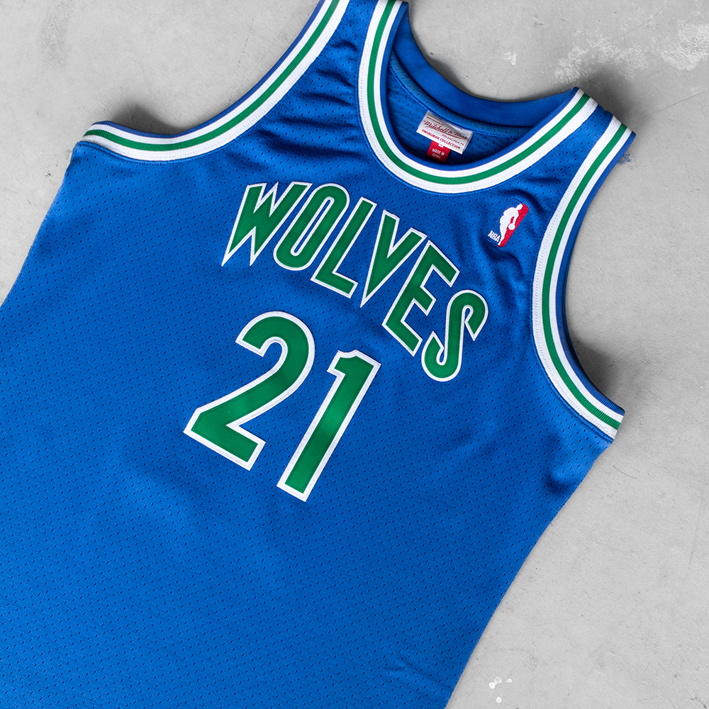 Mitchell & Ness NBA Minnesota Timberwolves Kevin Garnett #21 Basketball Jersey (L)