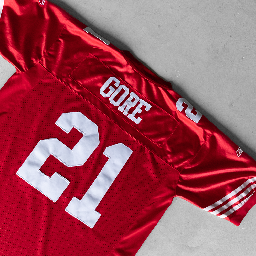 Vintage NFL San Francisco 49ers Frank Gore #21 Football Jersey